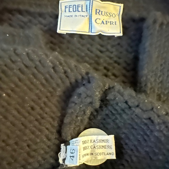 BLACK SWEATER COAT - Picture 3 of 3